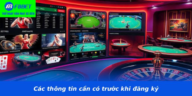 Các thông tin cần có trước khi đăng ký