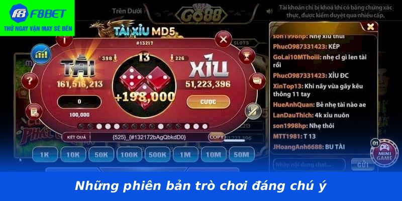 Những phiên bản trò chơi đáng chú ý