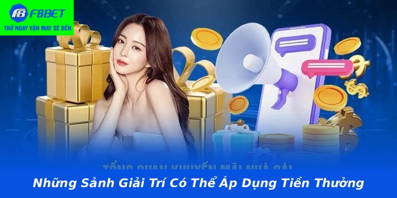 Những Sảnh Giải Trí Có Thể Áp Dụng Tiền Thưởng