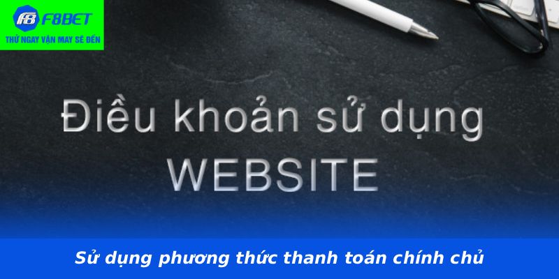 Sử dụng phương thức thanh toán chính chủ