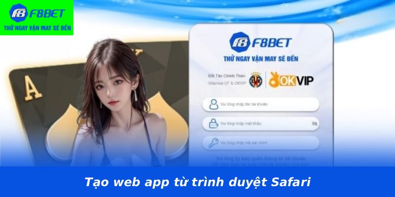 Tạo web app từ trình duyệt Safari